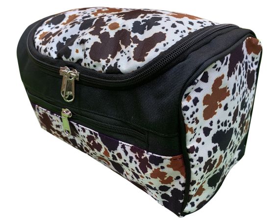 Showman Cow Print Hanging Toiletry Bag #2